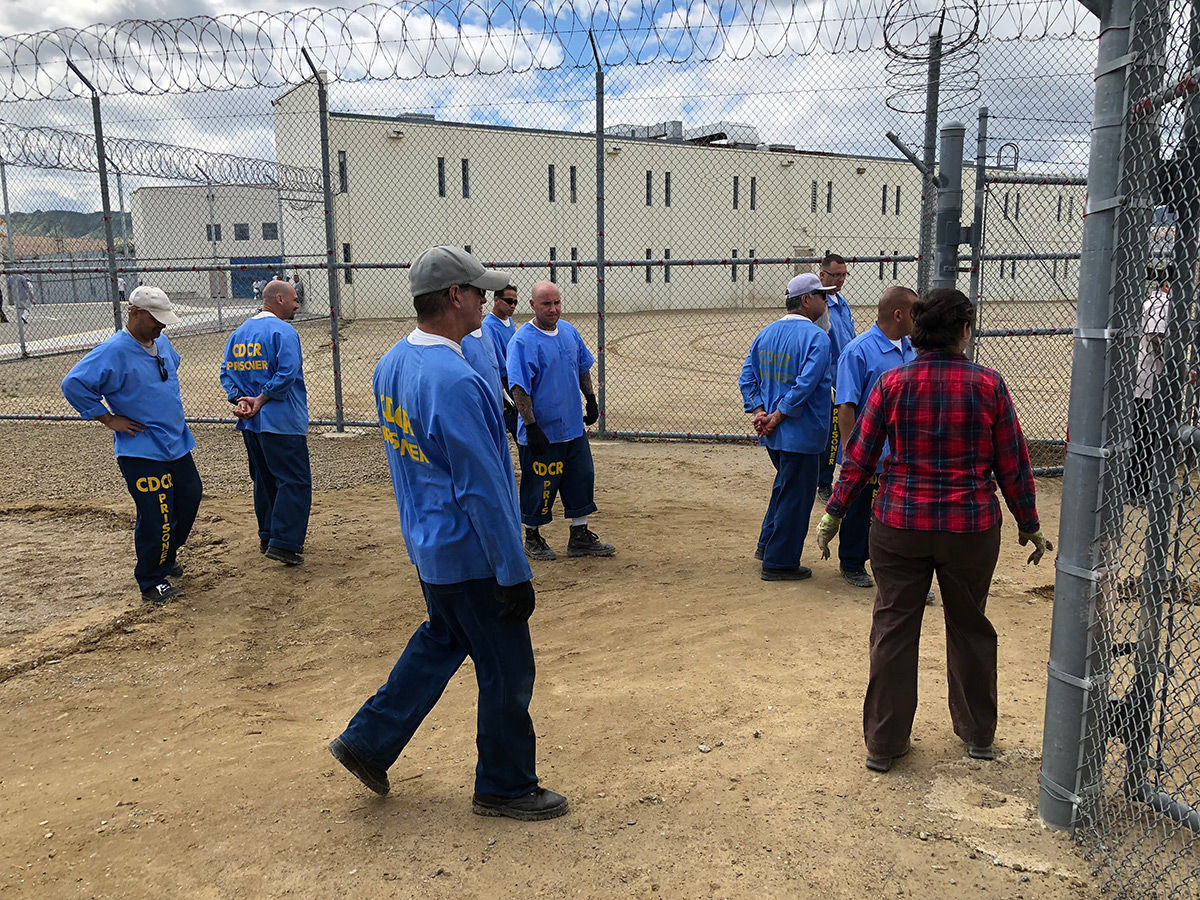 Avenal State Prison garden